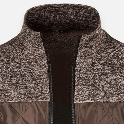 Mivora London | Men’s Knitted Cardigan Jacket – Refined Warmth, Effortless Poise