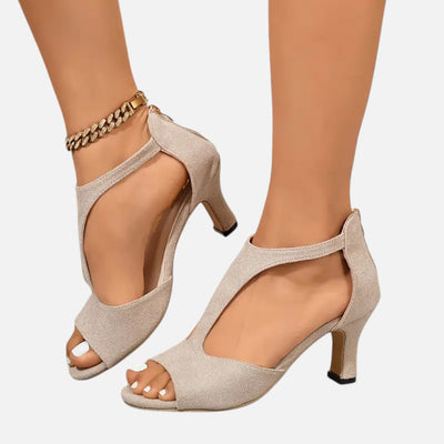 Mivora London | Women’s Elegant Heeled Sandals with Gentle Support