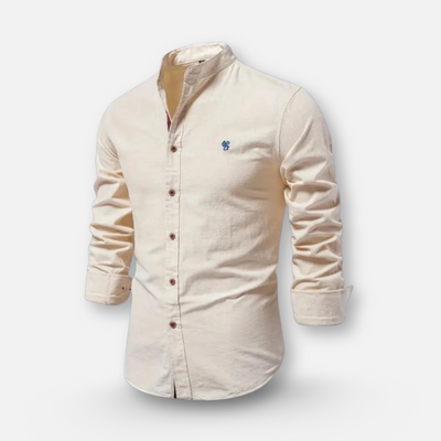 Mivora London | Men’s Long-Sleeve Polo Shirt – Refined Casual Elegance