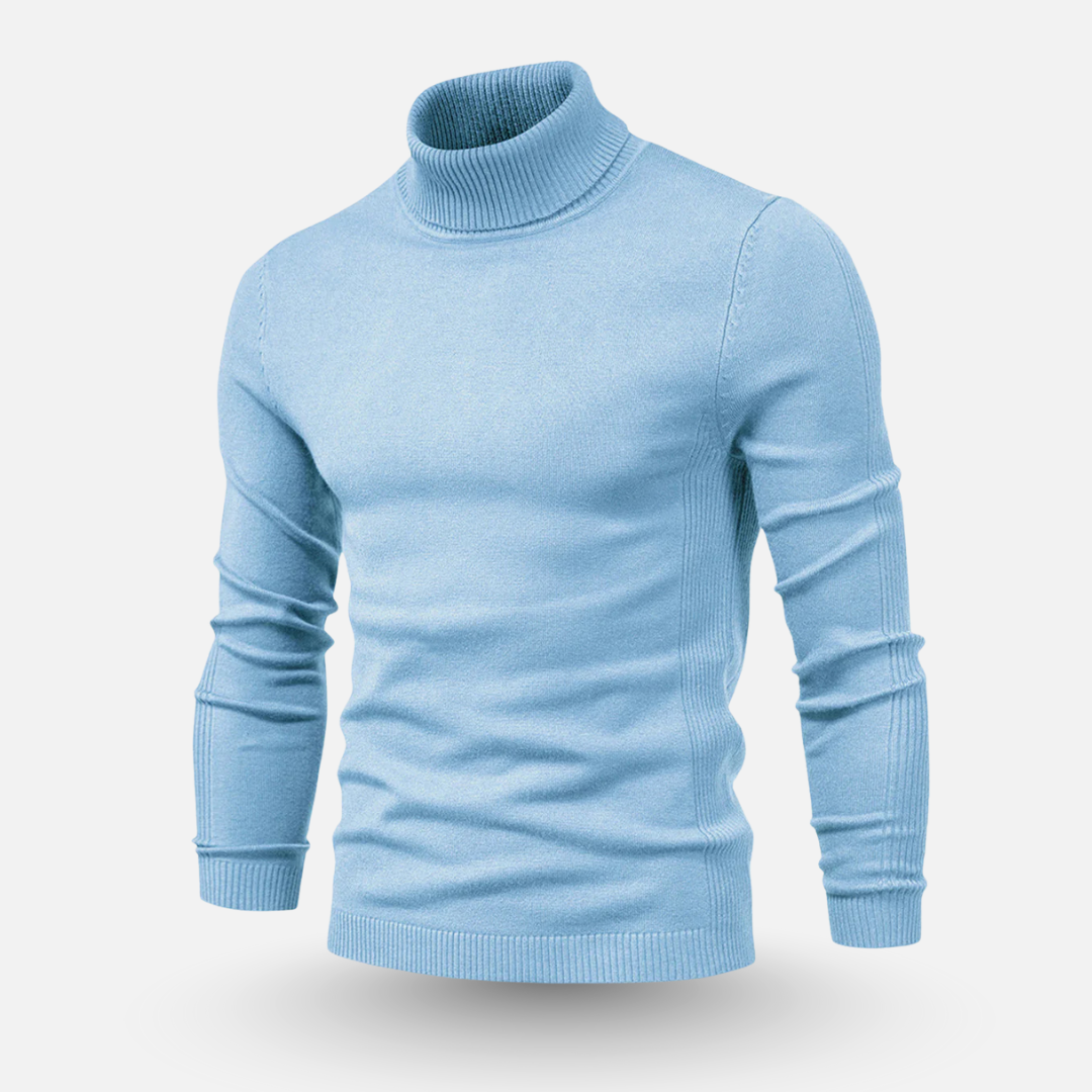 Mivora London | Men’s Classic Turtleneck Sweater – Refined Everyday Comfort