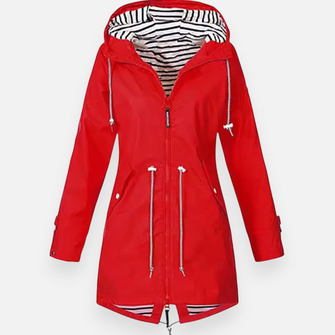 Mivora London | Women’s Hooded Jacket – Refined Protection & All-Weather Ease