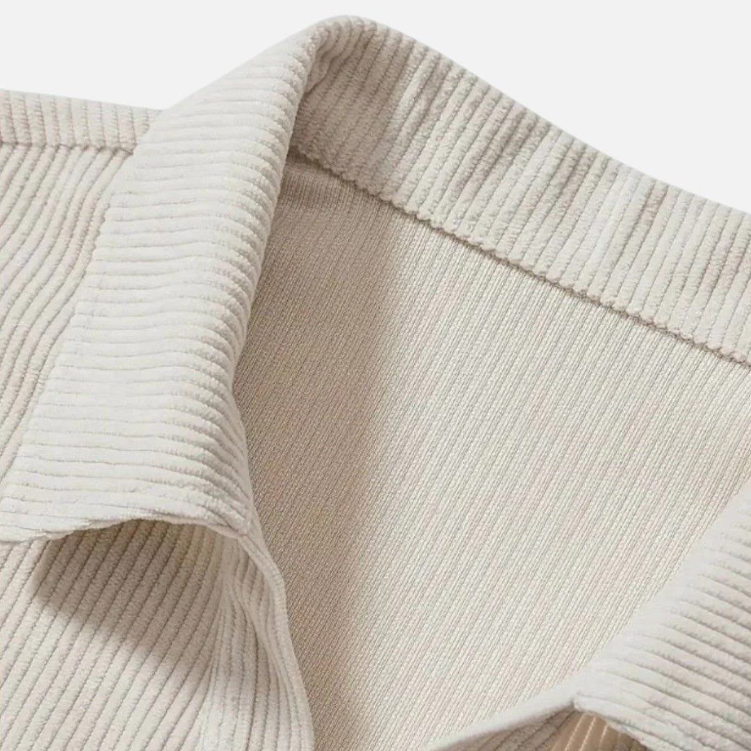Mivora London | Men’s Ribbed Polo Shirt