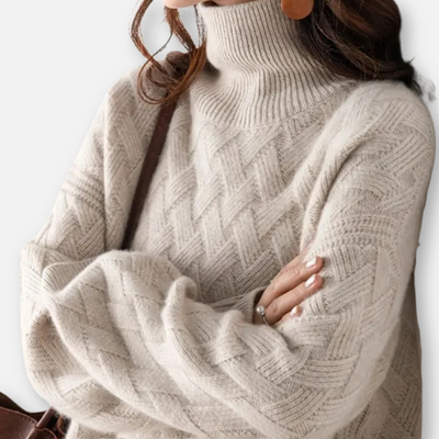 Mivora London | Women’s Cozy Regular-Fit Knit Sweater