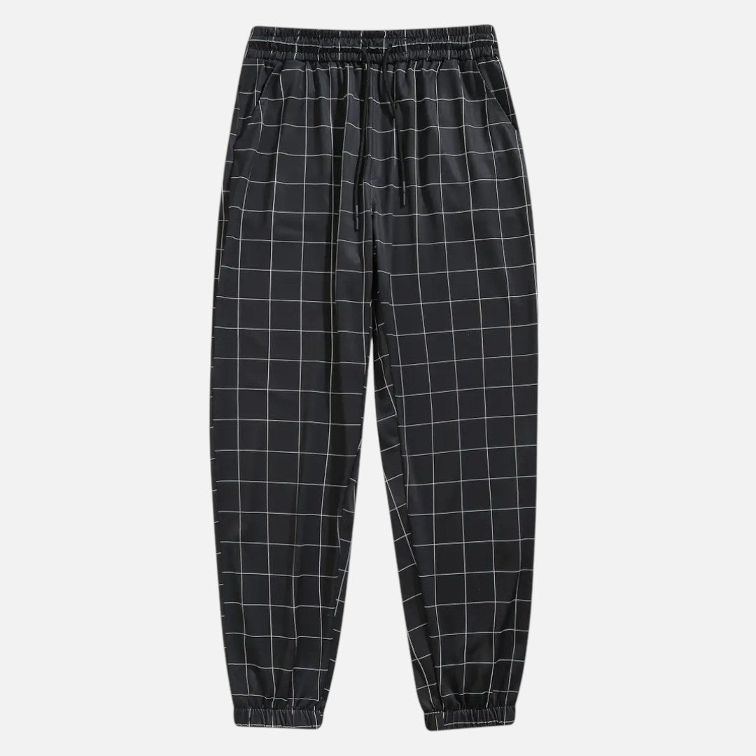 Mivora London | Men’s Comfortable Everyday Trousers With Regular Fit And Elastic Waistband