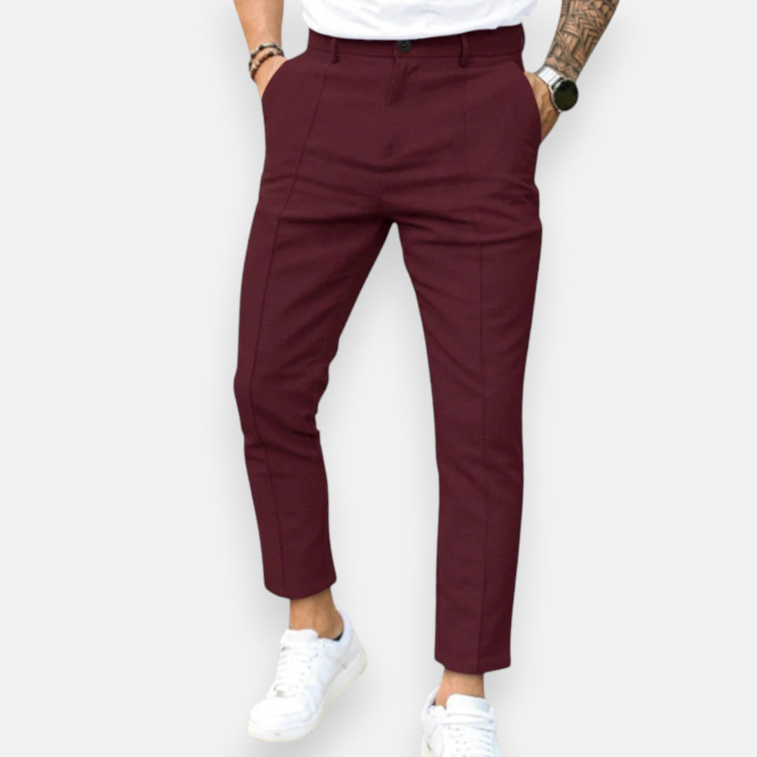 Mivora London | Men’s Tailored Leisure Trousers – Refined Comfort for Every Day