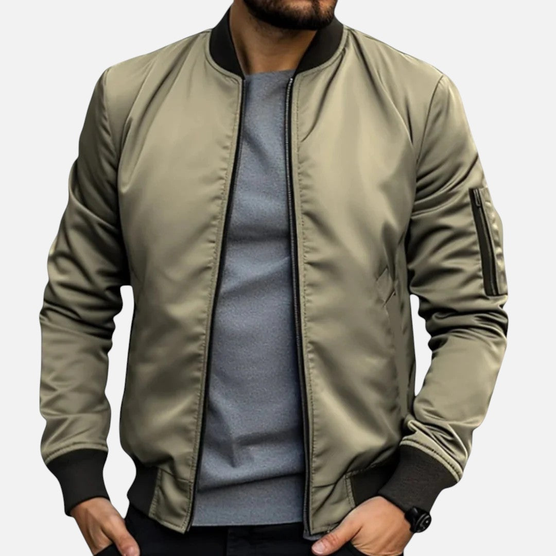 Mivora London | Men’s Trendy Slim Fit Bomber Jacket