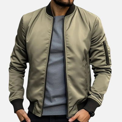 Mivora London | Men’s Trendy Slim Fit Bomber Jacket