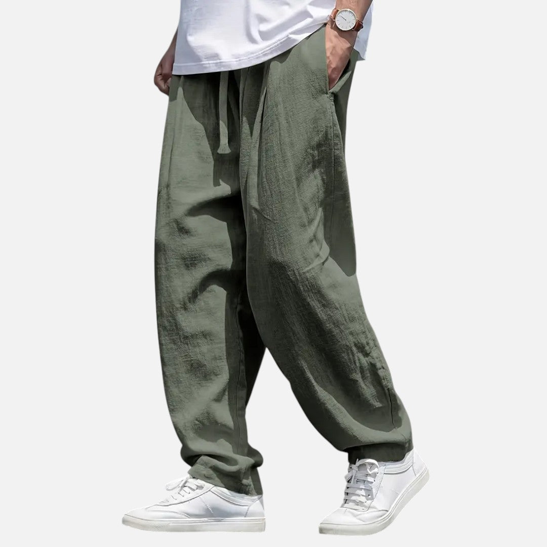 Mivora London | Men’s Baggy Summer Trousers