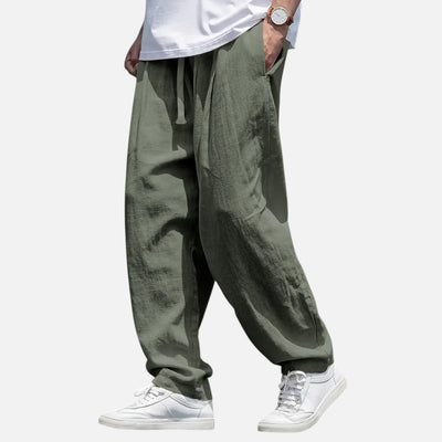 Mivora London | Men’s Baggy Summer Trousers
