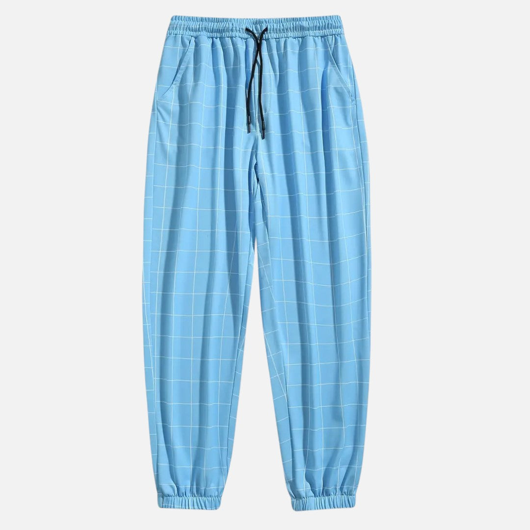 Mivora London | Men’s Comfortable Everyday Trousers With Regular Fit And Elastic Waistband