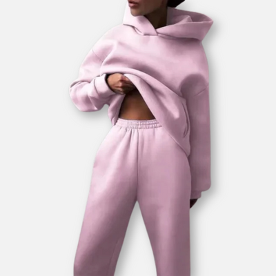 Mivora London |  Women’s Cozy Hoodie & Joggers Loungewear Set