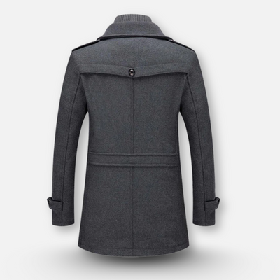 Mivora London | Men’s Long Overcoat – Classic Design with Refined Style