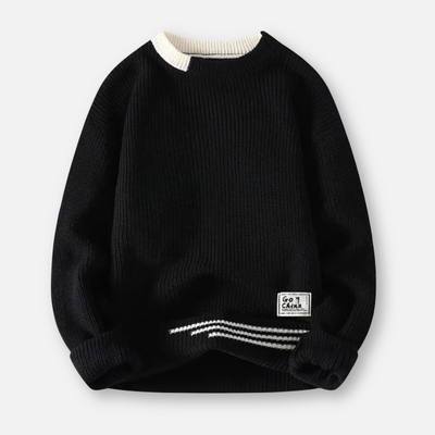 Mivora London | Men’s Relaxed Fit Crewneck Knit Sweater