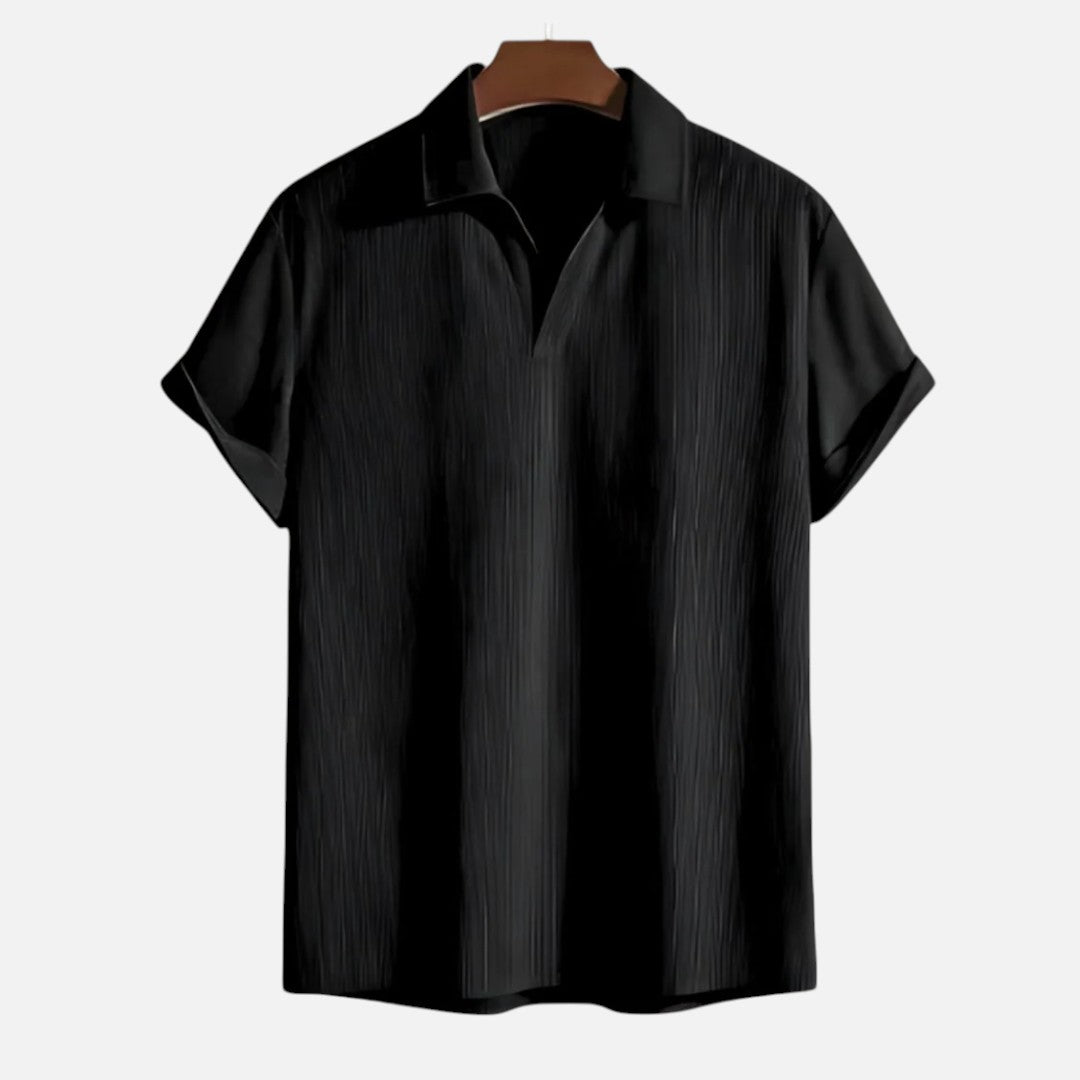 Mivora London | Men’s Ribbed Polo Shirt