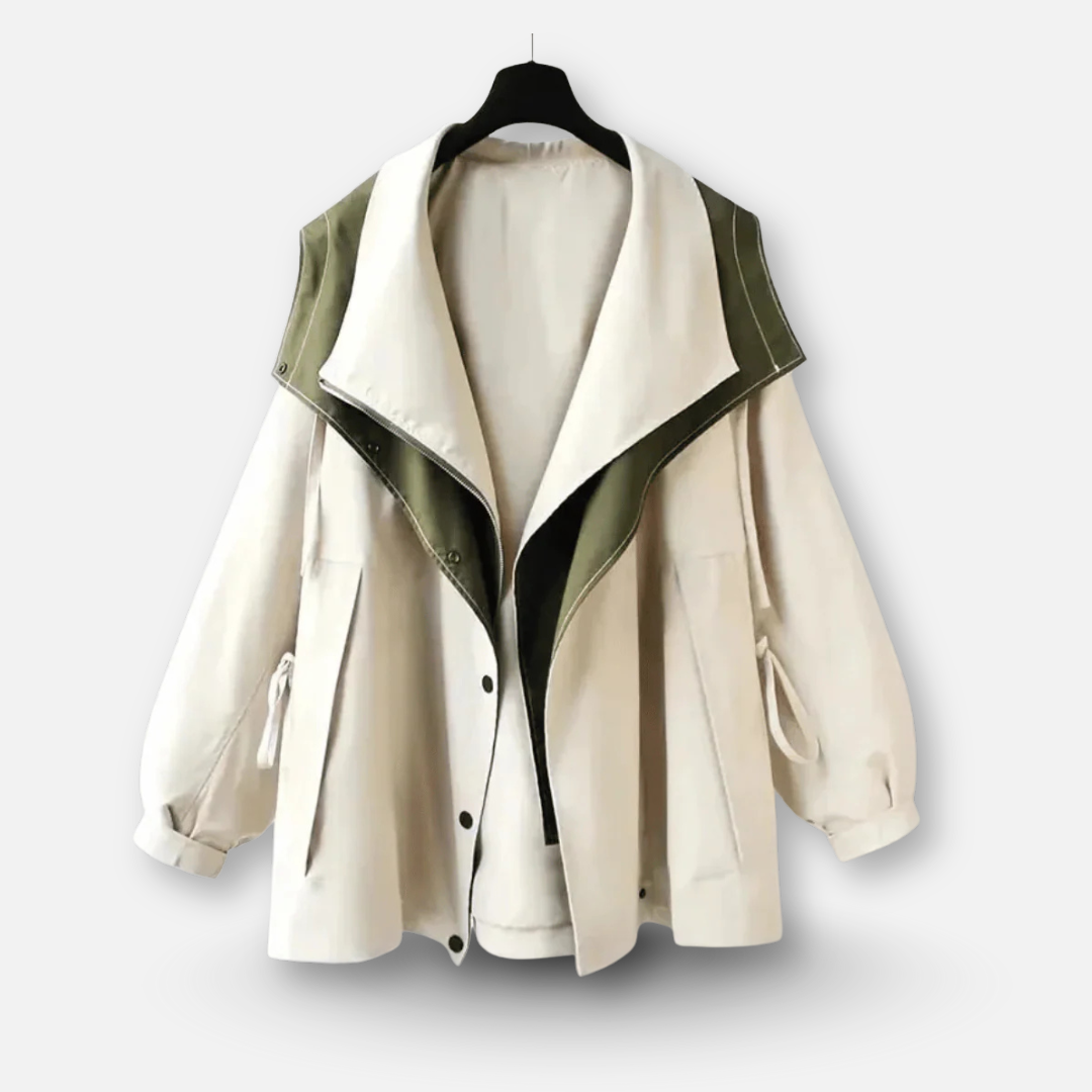Mivora London | Women’s Oversized Trench Coat – Longline Jacket
