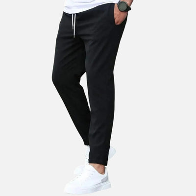 Mivora London | Men’s Straight‑Leg Regular Fit Trousers