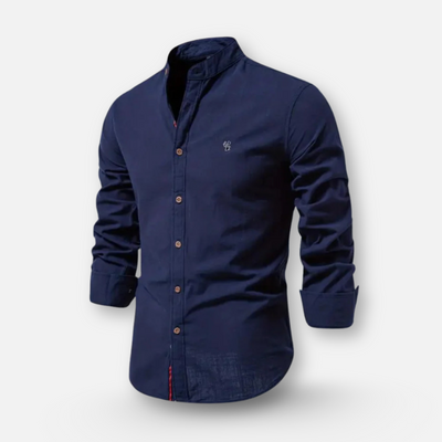 Mivora London | Men’s Long-Sleeve Polo Shirt – Refined Casual Elegance
