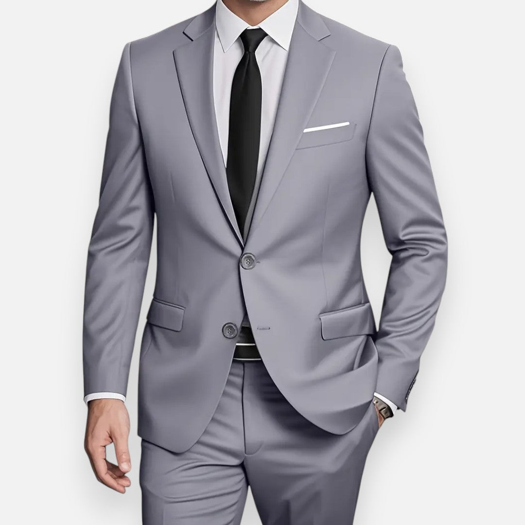 Mivora London | Men’s Sleek-Tailored 2-Piece Suit – Refined Style for Every Occasion
