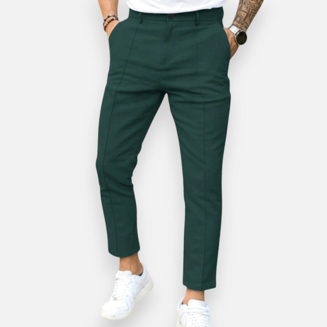 Mivora London | Men’s Tailored Leisure Trousers – Refined Comfort for Every Day