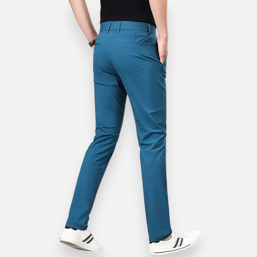 Mivora London | Men’s Slim-Fit High-Stretch Trousers