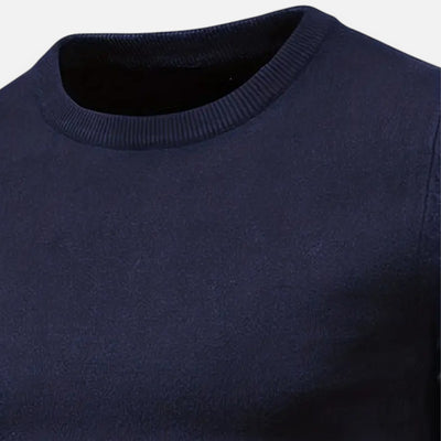 Mivora London | Men’s Knitted Crew Neck Sweater – Classic Comfort