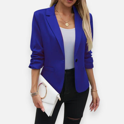 Mivora London | Women’s Pointelle Blazer – Elegant Comfort for Work and Beyond