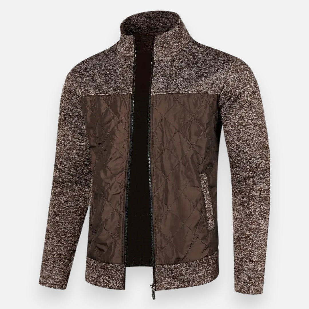 Mivora London | Men’s Knitted Cardigan Jacket – Refined Warmth, Effortless Poise