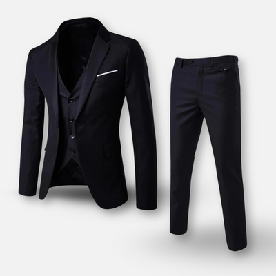 Mivora London | Men’s Three-Piece Business Suit – Tailored Elegance for Every Occasion