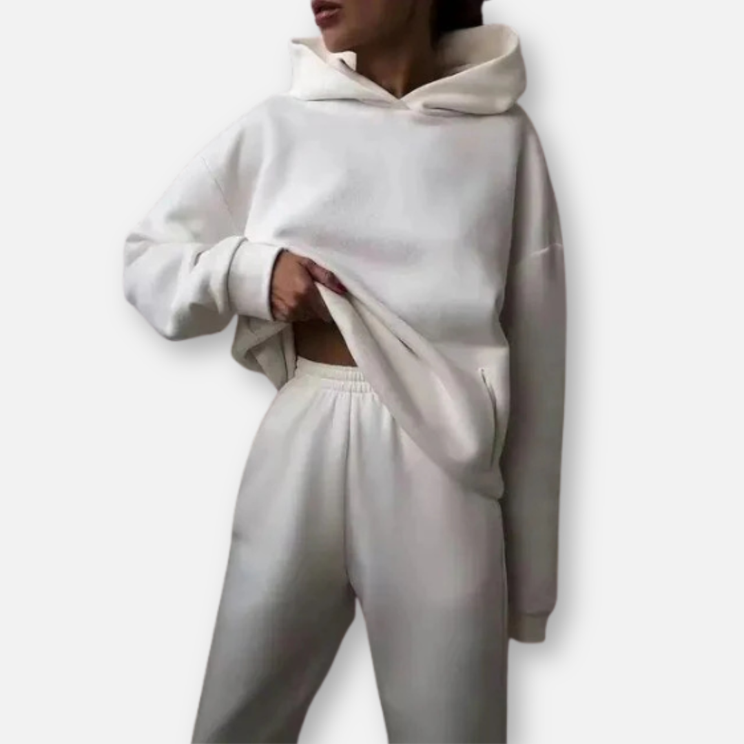 Mivora London |  Women’s Cozy Hoodie & Joggers Loungewear Set