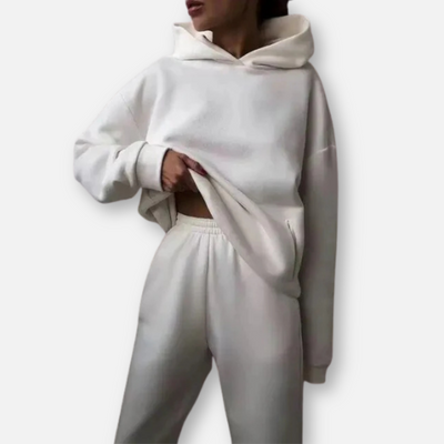 Mivora London |  Women’s Cozy Hoodie & Joggers Loungewear Set