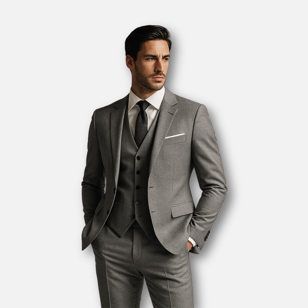 Mivora London | Men’s Three-Piece Business Suit – Tailored Elegance for Every Occasion
