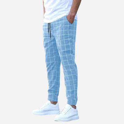 Mivora London | Men’s Comfortable Everyday Trousers With Regular Fit And Elastic Waistband