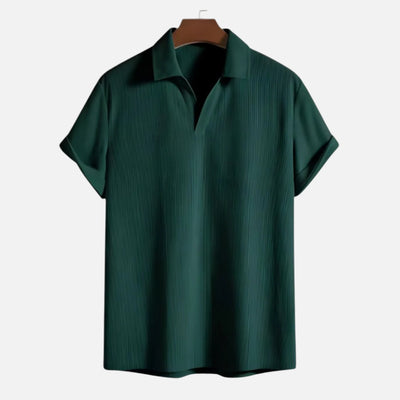 Mivora London | Men’s Ribbed Polo Shirt
