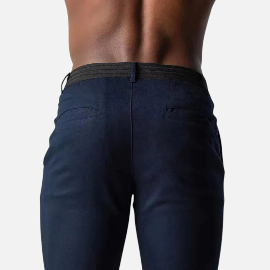 Mivora London | Men’s Slim Fit Modern Stretch Chinos With All-Day Comfort
