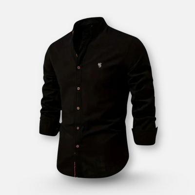 Mivora London | Men’s Long-Sleeve Polo Shirt – Refined Casual Elegance
