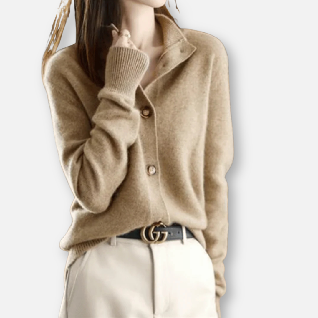 Mivora London | Women’s Cozy Soft-Touch Button-Up Cardigan Sweater