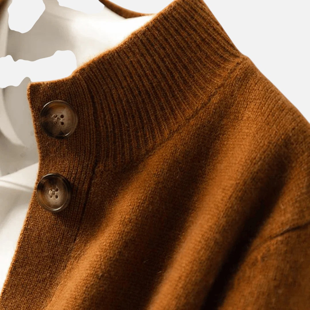 Mivora London | Women’s Cozy Soft-Touch Button-Up Cardigan Sweater