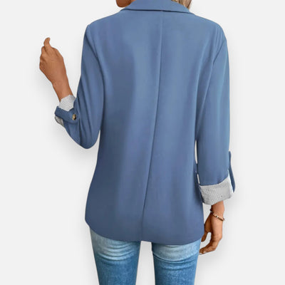Mivora London | Women’s Notched Collar Blazer – Elegant & Effortless