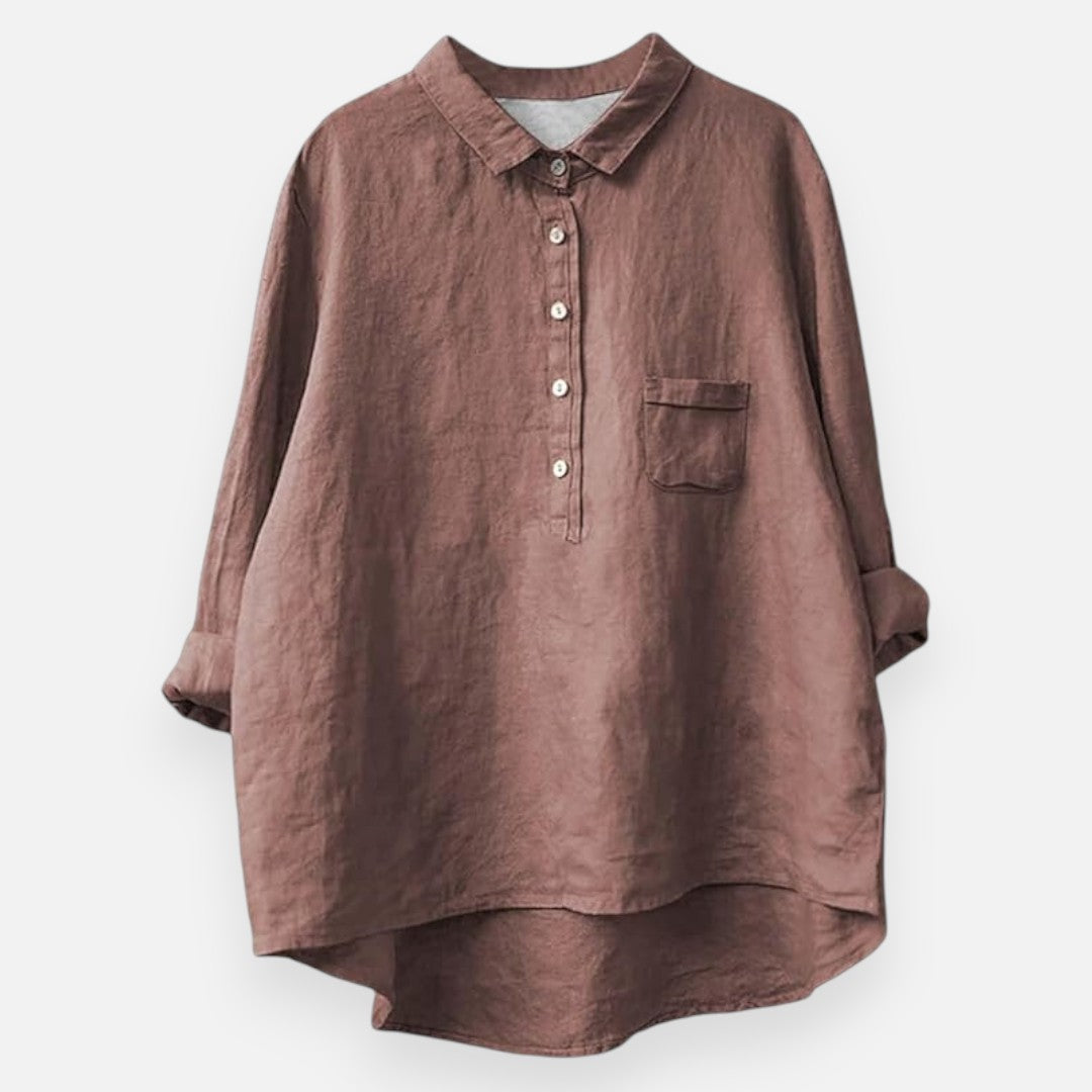 Mivora London | Women’s Casual Long Sleeve Lapel Shirt
