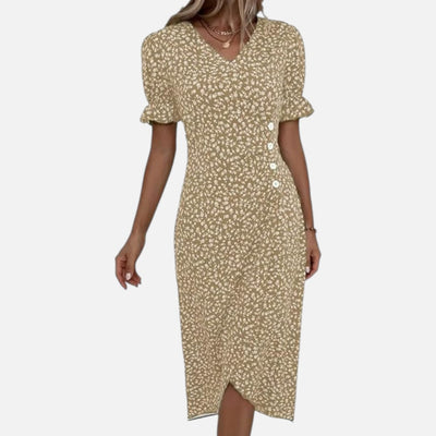 Mivora London | Summer Printed Midi Dress