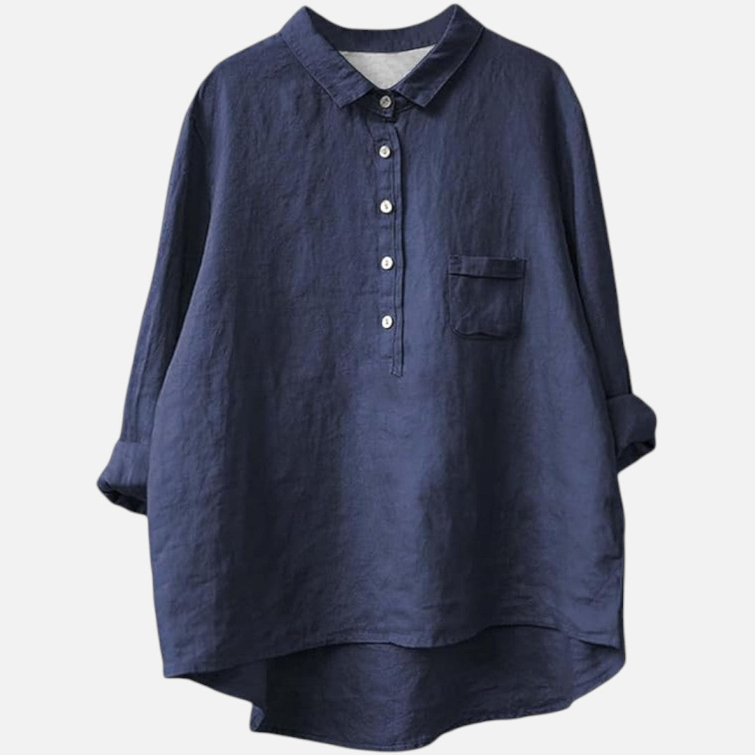 Mivora London | Women’s Casual Long Sleeve Lapel Shirt