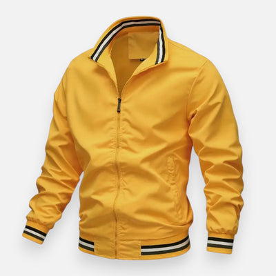 Mivora London | Men’s Stand-Collar Zip Jacket – Sleek & Warm