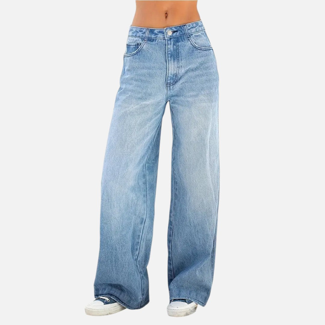 Mivora London | Women’s High-Waist Wide-Leg Trouser with Effortless Flow