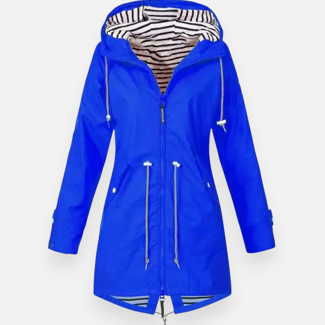Mivora London | Women’s Hooded Jacket – Refined Protection & All-Weather Ease