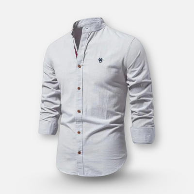 Mivora London | Men’s Long-Sleeve Polo Shirt – Refined Casual Elegance