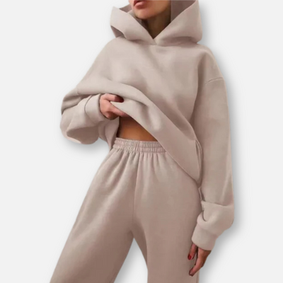 Mivora London |  Women’s Cozy Hoodie & Joggers Loungewear Set