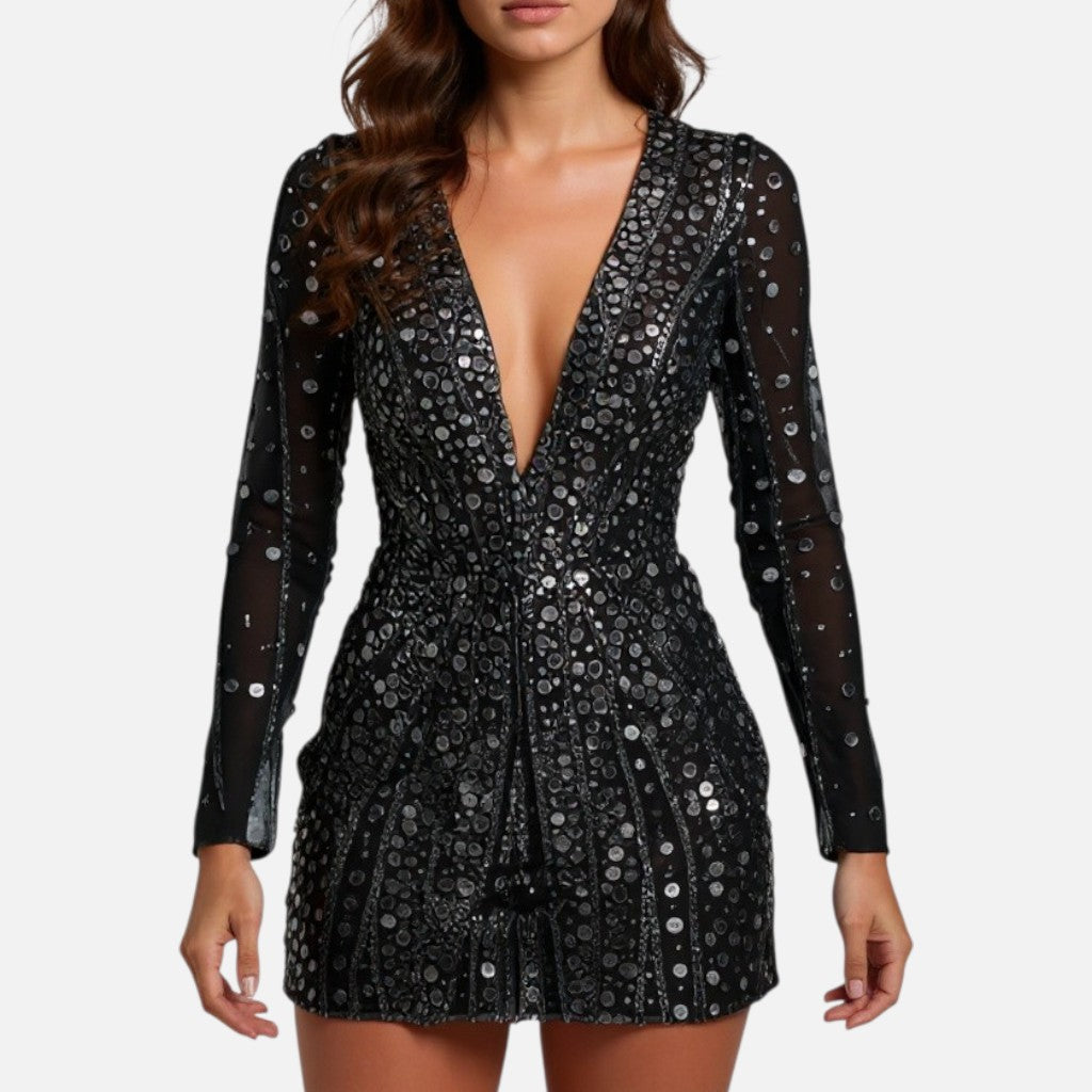 Mivora London | Sequin Bodycon Mini Dress
