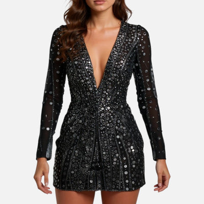 Mivora London | Sequin Bodycon Mini Dress