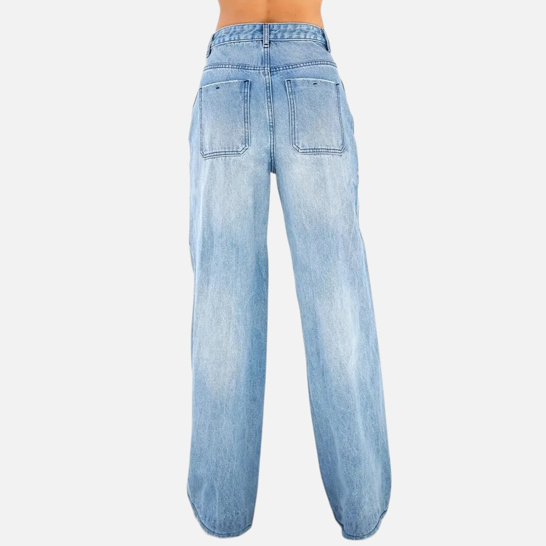 Mivora London | Women’s High-Waist Wide-Leg Trouser with Effortless Flow