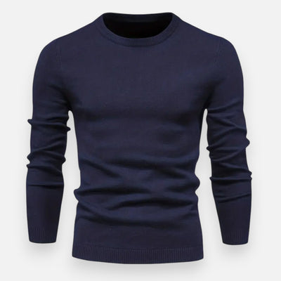 Mivora London | Men’s Knitted Crew Neck Sweater – Classic Comfort